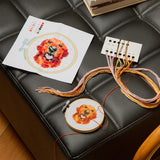 Kikkerland Mini Cross Stitch Embroidery Kit - Golden Retriever