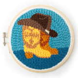 Kikkerland Mini Punch Needle Kit - Western