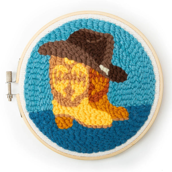 Kikkerland Mini Punch Needle Kit - Western