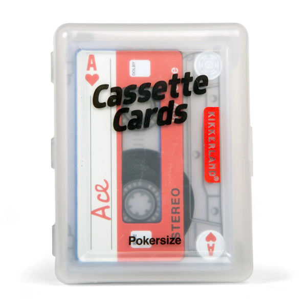 Kikkerland Cassette Playing Cards