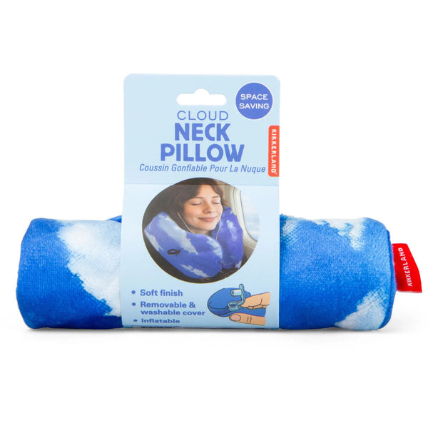 Kikkerland Cloud Inflatable Neck Pillow