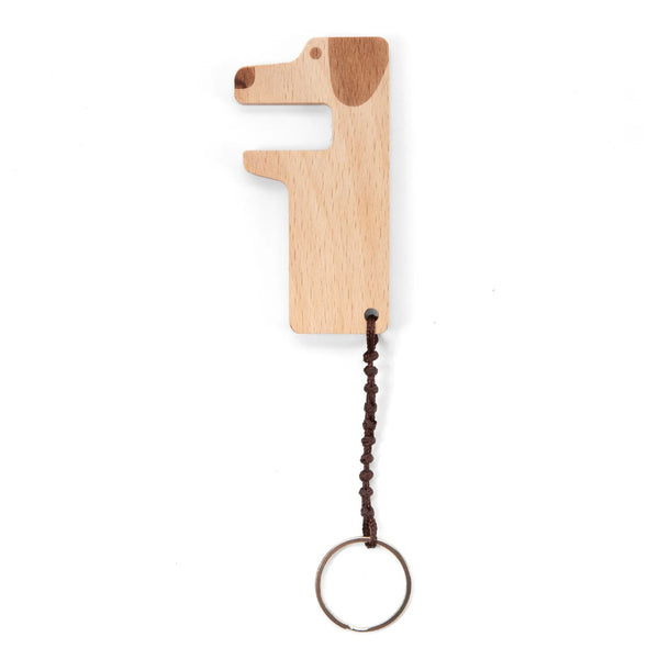 Kikkerland Pup Phone Stand Keychain