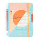 Kikkerland Inkerie Mini Notebook & Pen Set, Lined