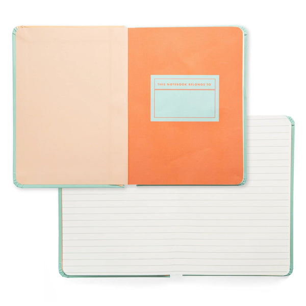 Kikkerland Inkerie Mini Notebook & Pen Set, Lined