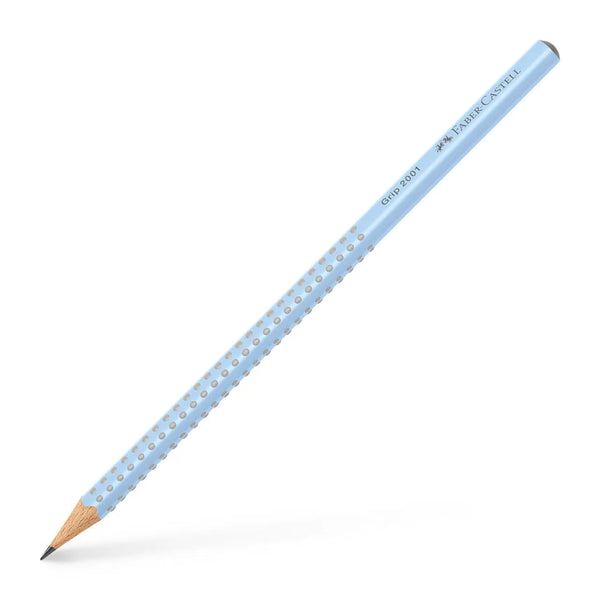 Faber-Castell Grip 2001 B Pencil, Sky Blue