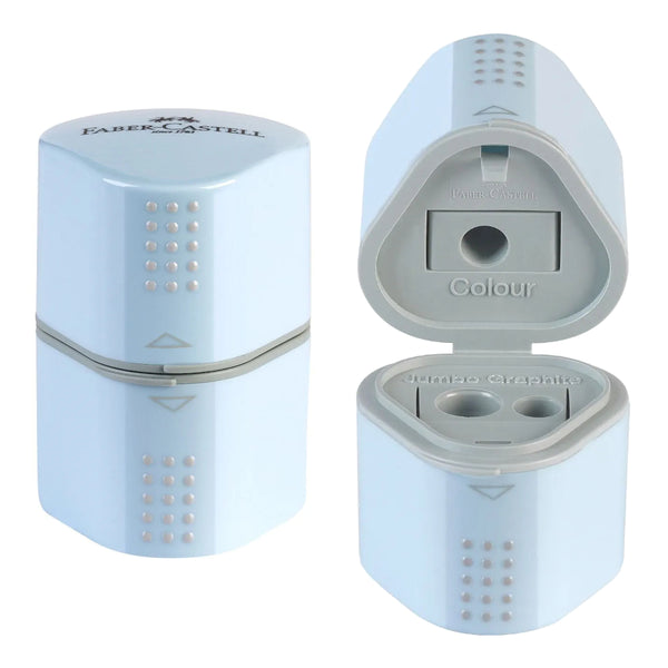 Faber-Castell Grip 2001 Trio Sharpener - Sky Blue