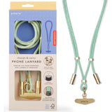 Kikkerland Inkerie Charge & Carry Phone Lanyard, Blue