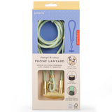 Kikkerland Inkerie Charge & Carry Phone Lanyard, Blue