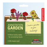 Kikkerland Annotation Garden Sticky Notes 100pk