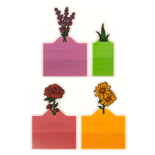 Kikkerland Annotation Garden Sticky Notes 100pk