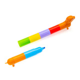 Kikkerland Rainbow Dachshund Markers Set