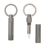 Kikkerland Cut It Out! Mini Ceramic Knife Keychain