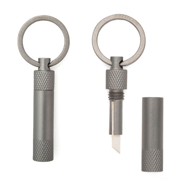 Kikkerland Cut It Out! Mini Ceramic Knife Keychain