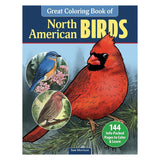 Great Colouring Book of North American Birds by Sam Morrison