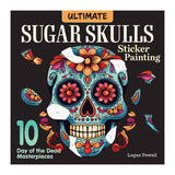 Ultimate Sugar Skulls Sticker Painting Book by Logan Powell