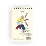 Blue Q Blank 3" x 5" Top-Coil Notebook - Diary Of A Dog