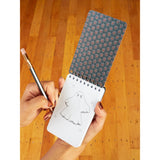 Blue Q Blank 3" x 5" Top-Coil Notebook - Ghosts Were People Too