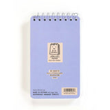 Blue Q Blank 3" x 5" Top-Coil Notebook - I Love To Go With The Flow