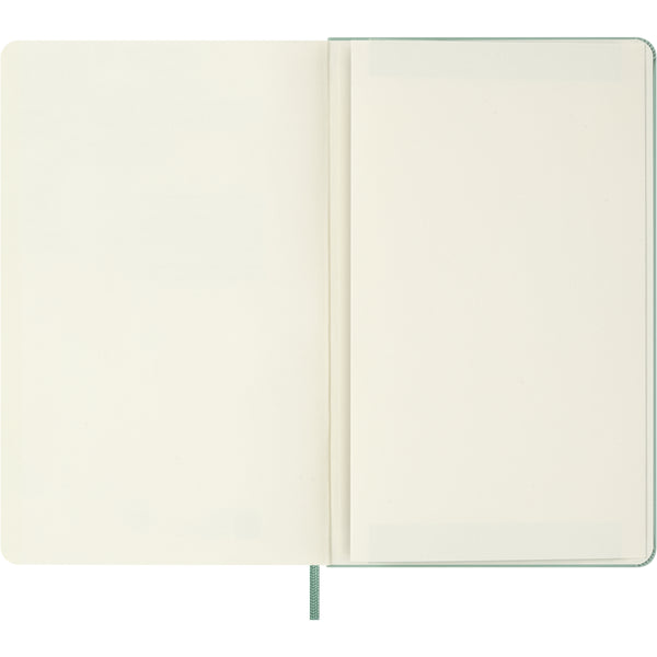 Moleskine Classic Plain Hardcover Notebook, Large - Sage Green
