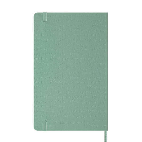 Moleskine Classic Plain Hardcover Notebook, Large - Sage Green