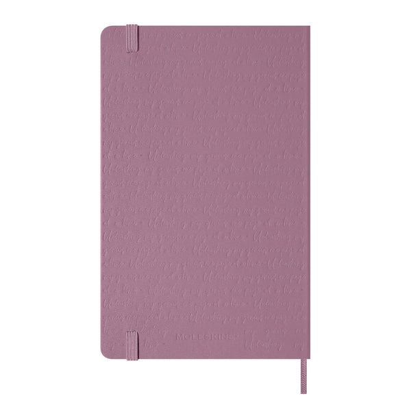 Moleskine Large Ruled Hardcover Notebook - Majestic Pink