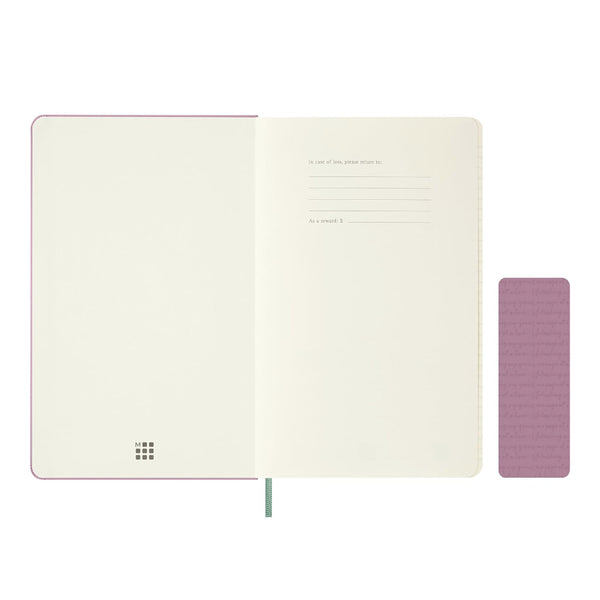 Moleskine Large Ruled Hardcover Notebook - Majestic Pink