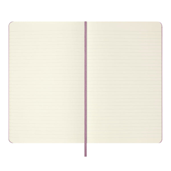 Moleskine Large Ruled Hardcover Notebook - Majestic Pink