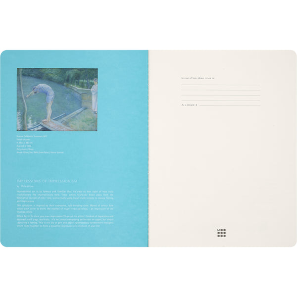 Moleskine Cahier Ruled Journal, XL - Impressions of Impressionism
