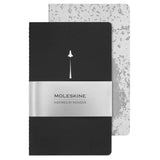Moleskine Cahier Plain Journals 2pk, Large - NASA Limited Edition