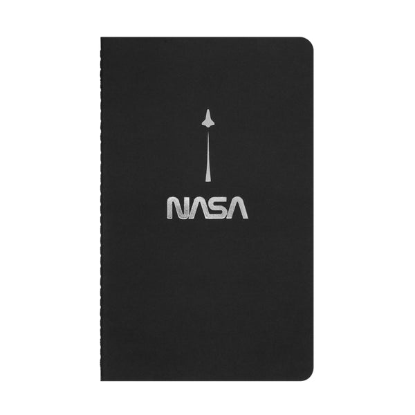 Moleskine Cahier Plain Journals 2pk, Large - NASA Limited Edition