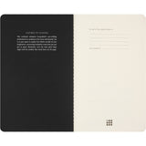 Moleskine Cahier Plain Journals 2pk, Large - NASA Limited Edition