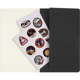 Moleskine Cahier Plain Journals 2pk, Large - NASA Limited Edition