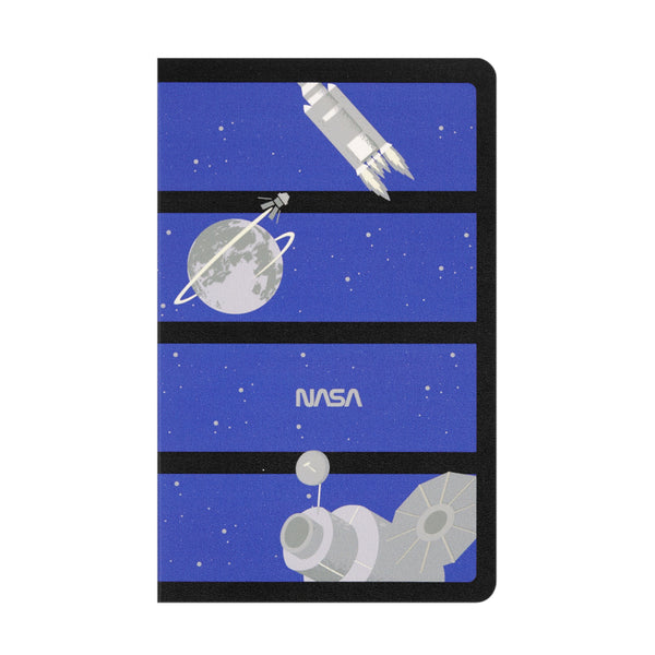 Moleskine Volant Plain Notebook, Large - NASA Limited Edition, Glow-in-the-Dark