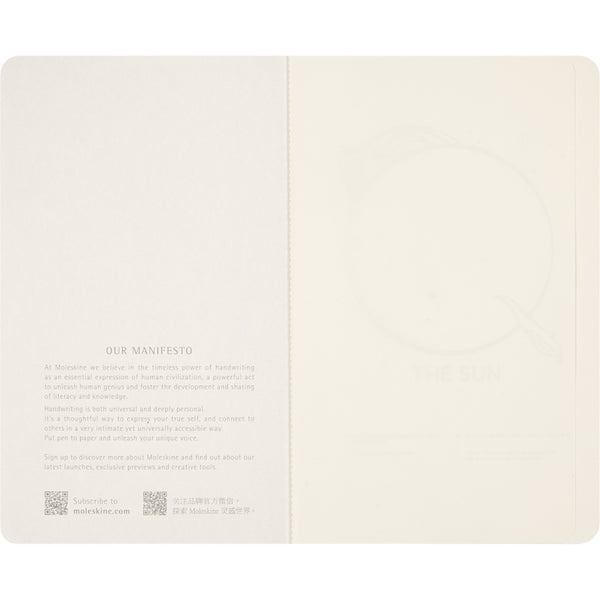 Moleskine Volant Plain Notebook, Large - NASA Limited Edition, Glow-in-the-Dark