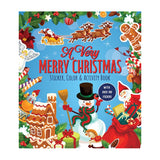A Very Merry Christmas Sticker, Color & Activity Book