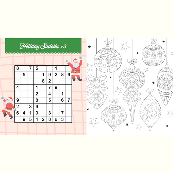 A Very Merry Christmas Sticker, Color & Activity Book