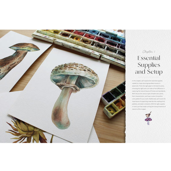 Painting Woodland Watercolours By Rita Gould