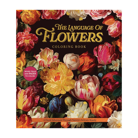 Chartwell The Language of Flowers Colouring Book
