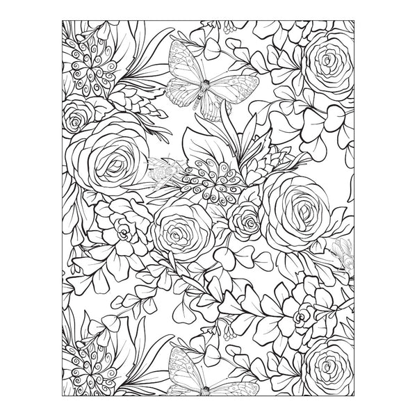 Chartwell Colouring Book - Botanical Blooms