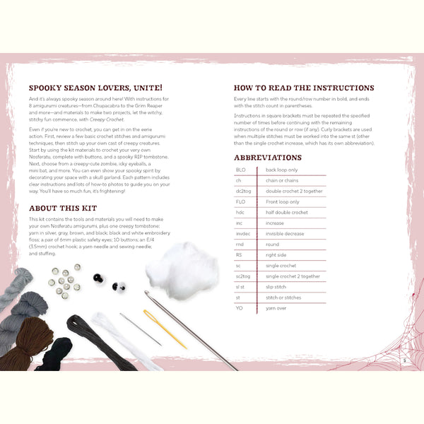 Chartwell Creepy Crochet Kit by Kati Gálusz