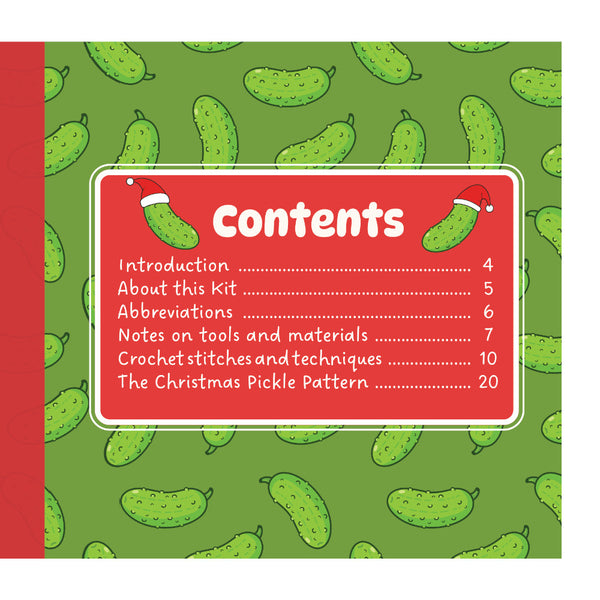 Chartwell Christmas Pickle Crochet Kit
