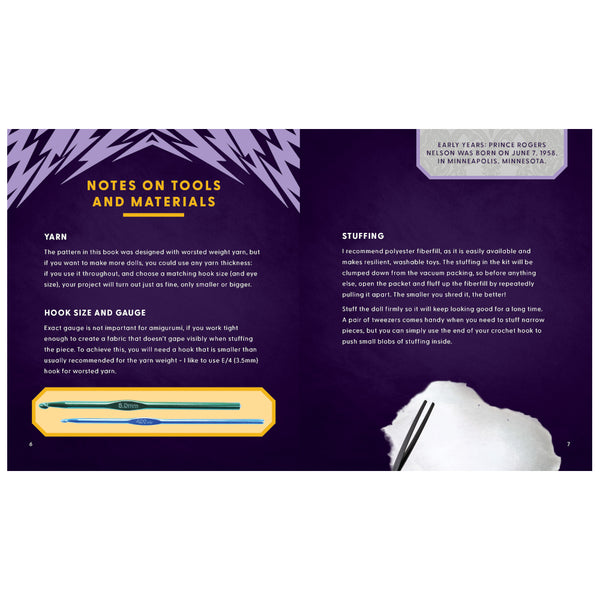 The Unofficial Prince Crochet Kit & Book by Kati Gálusz