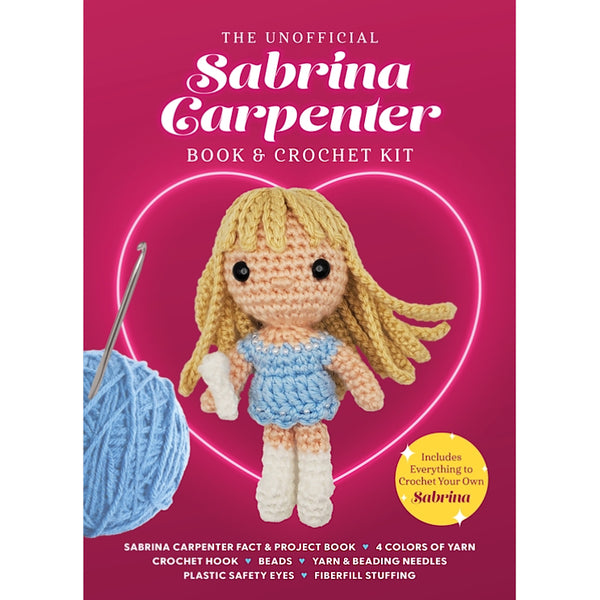 The Unofficial Sabrina Carpenter Crochet Kit & Book by Kati Gálusz