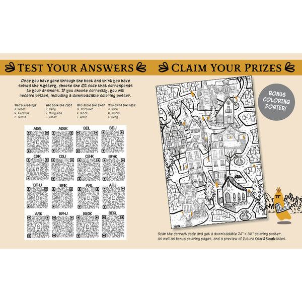 Color & Sleuth: Ghost Town by Rebecca Demos & Ellie Alexander