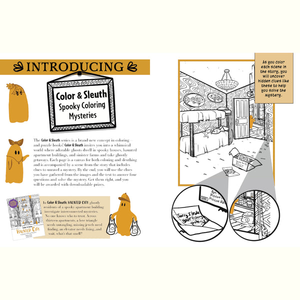 Color & Sleuth: Haunted City by Rebecca Demos & Ellie Alexander