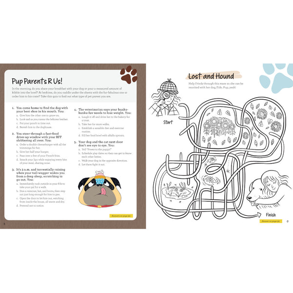 A Dog Lover’s Activity Book by Debra Simon
