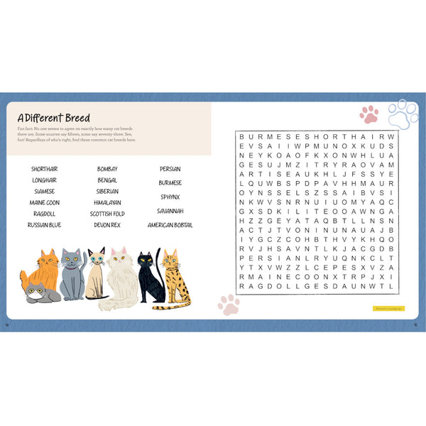 A Cat Lover’s Activity Book by Rachel Hastings