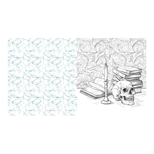 Chartwell Colouring Book - Dark Academia