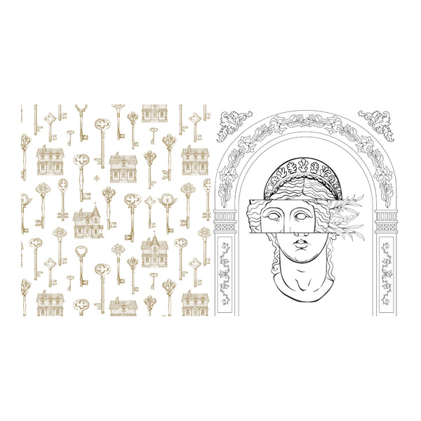 Chartwell Colouring Book - Dark Academia