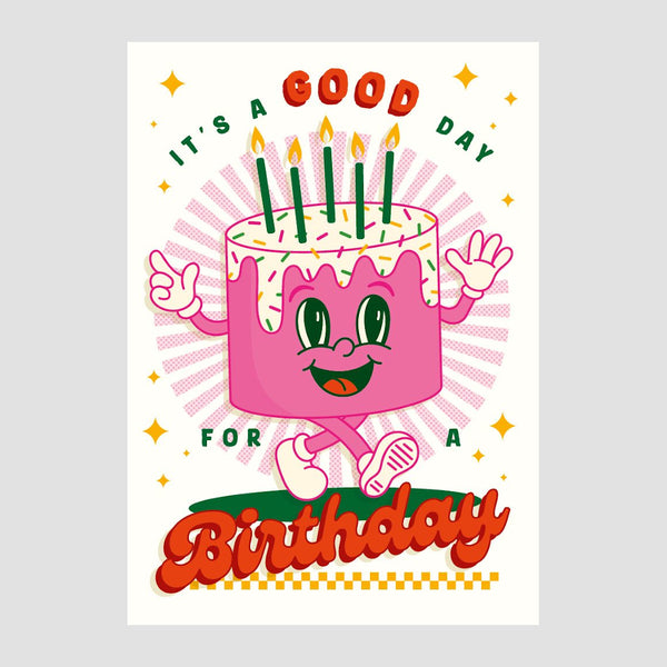 Art File Birthday Greeting Card - Good Day for a Brithday